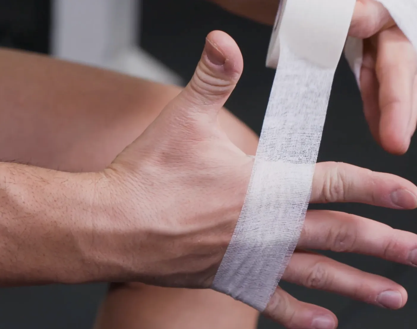 Guard-Tex tape on athlete